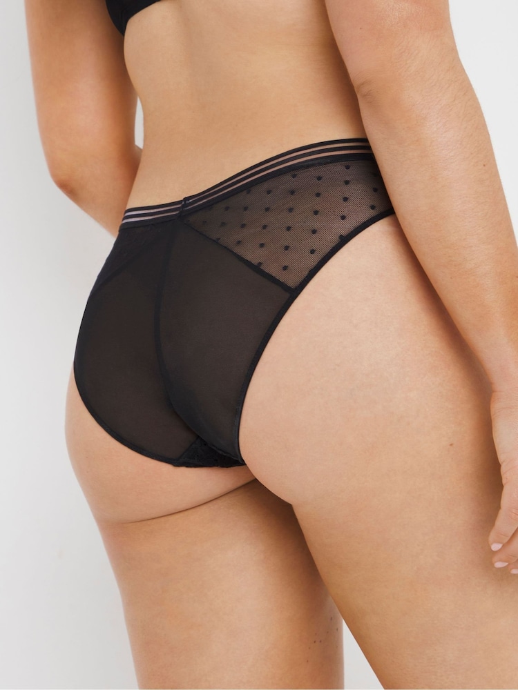 Figleaves Black Clara Brazilian Briefs - Image 2 of 5