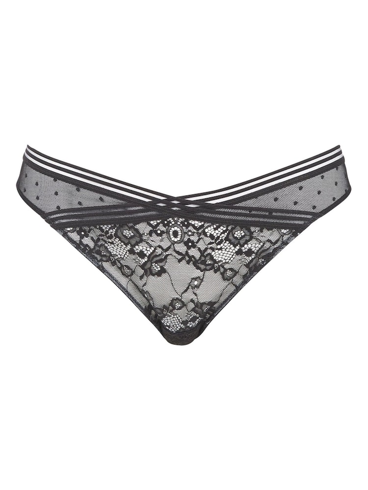Figleaves Black Clara Brazilian Briefs - Image 5 of 5