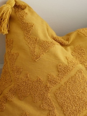 Pineapple Elephant Yellow Imani Tufted Cushion - Image 1 of 4