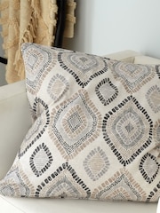 Pineapple Elephant Natural 100% Cotton Ziri Cushion - Image 1 of 5
