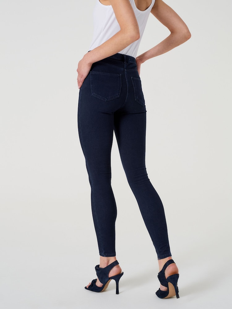 Modra Spran videz - Denim legice iz džersija - Slika 2 iz 5 Modra Spran videz - Denim legice iz džersija - Slika 2 iz 5