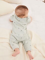 Mint Green Polka-Dot Romper - Image 2 of 7