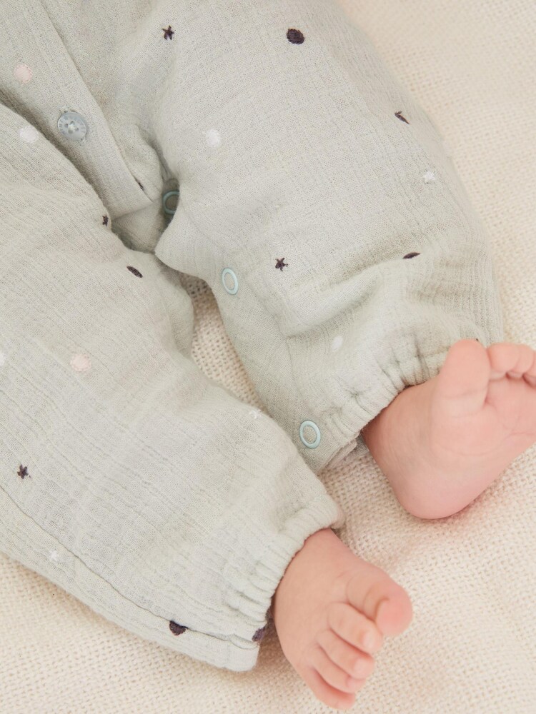 Mint Green Polka-Dot Romper - Image 3 of 7