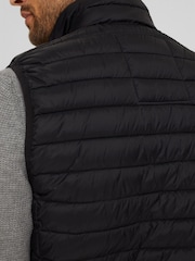 Esprit Mens Black Outdoor Padded Gilet - Image 3 of 5