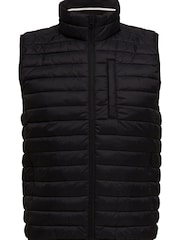 Esprit Mens Black Outdoor Padded Gilet - Image 5 of 5