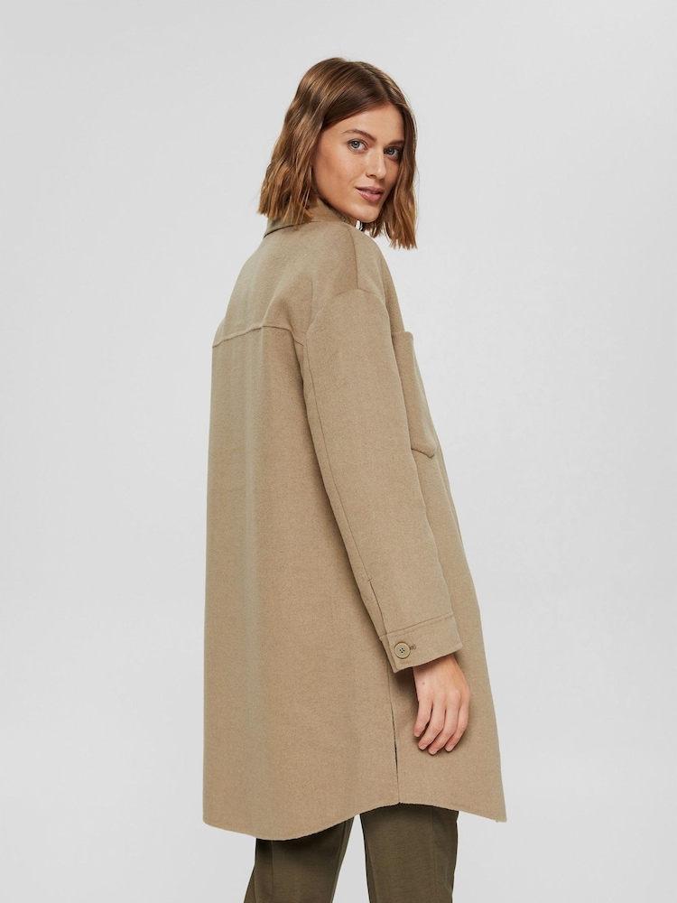 Esprit Beige Smart Wool Jacket - Image 2 of 10