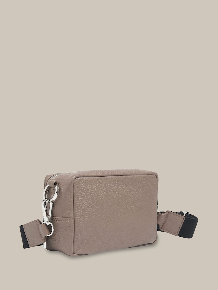 Whistles Grey Bibi Cross-Body Bag - Image 3 of 4