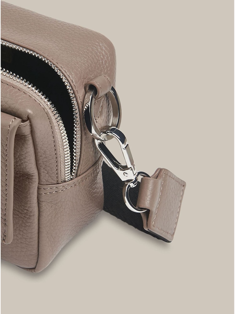 Whistles Grey Bibi Cross-Body Bag - Image 4 of 4