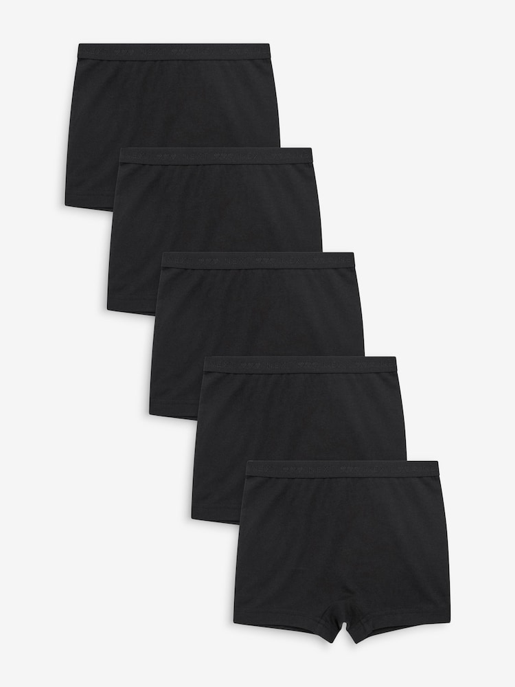 Schwarz - Kurze Slips im 5er-Pack (2—16 Jahre) - Bild 1 von 3 Schwarz - Kurze Slips im 5er-Pack (2—16 Jahre) - Bild 1 von 3