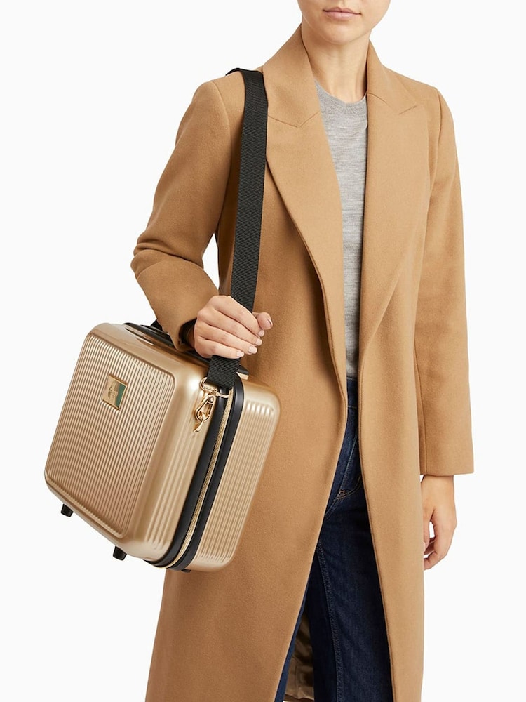 Dune London Gold Olive Vanity Case - Image 1 of 6