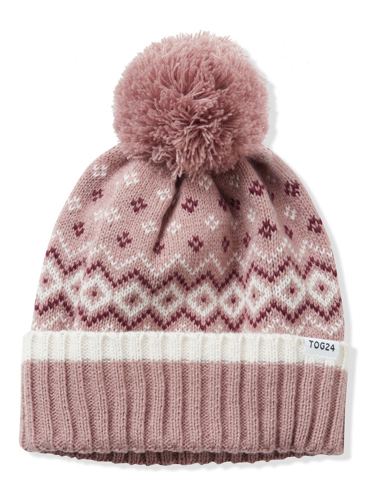 Tog 24 Pink Cawley Chocolate Winter Knitted Hat - Image 2 of 2