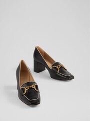 LK Bennett Black Snaffle Samantha Courts With Piping - Image 3 of 4