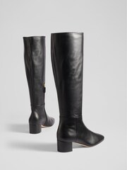 LK Bennett Black Low Karen Kristen Boots - Image 3 of 4