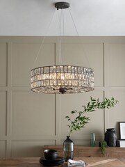 Black Boston 3 Light Chandelier Ceiling Light - Image 1 of 4