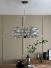 Black Boston 3 Light Chandelier Ceiling Light - Image 2 of 4