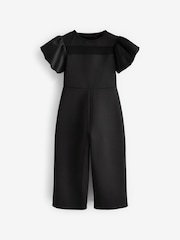 Black Mesh Occassion Jumpsuit (3-16yrs) - Image 5 of 8