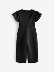 Black Mesh Occassion Jumpsuit (3-16yrs) - Image 6 of 8