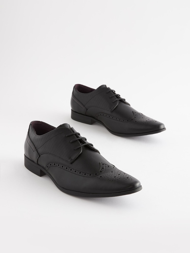 črna - Široki brogue čevlji - Slika 1 iz 5 črna - Široki brogue čevlji - Slika 1 iz 5