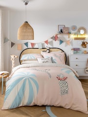 Yvonne Ellen Pink Kids Mini Carnival Duvet Cover and Pillowcase Set - Image 1 of 2