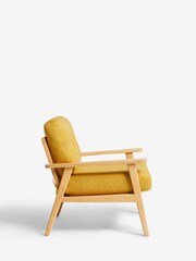 Scion Chenille Ochre Yellow Jesper Chair - Image 5 of 7