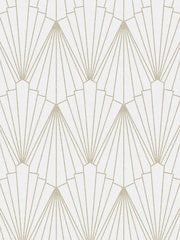 Graham & Brown Gold Rene 10M Wallpaper - Image 3 of 3