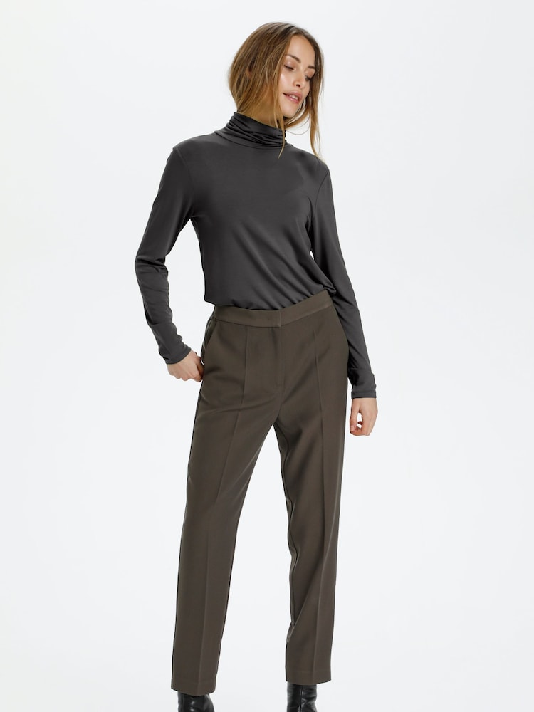 Soaked In Luxury Black Slhanadi Roll Neck Top - Image 2 of 6 Soaked In Luxury Black Slhanadi Roll Neck Top - Image 2 of 6