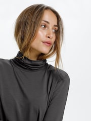 Soaked In Luxury Black Slhanadi Roll Neck Top - Image 4 of 6