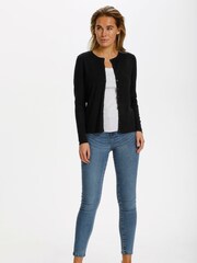 Saint Tropez Black Milasz Round Neck Cardigan - Image 1 of 6