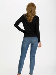 Saint Tropez Black Milasz Round Neck Cardigan - Image 2 of 6