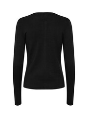 Saint Tropez Black Milasz Round Neck Cardigan - Image 5 of 6