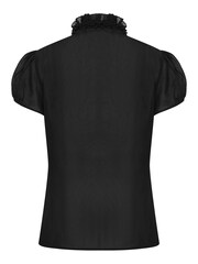 Saint Tropez Black Lilly Short Sleeve Shirt - Image 7 of 8