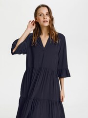 Saint Tropez Blue Eda Solid Dress - Image 1 of 7