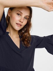 Saint Tropez Blue Eda Solid Dress - Image 4 of 7