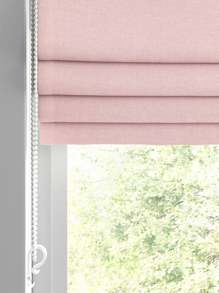 Laura Ashley Blush Pink Easton Made To Measure Roman Blind - Image 2 of 6