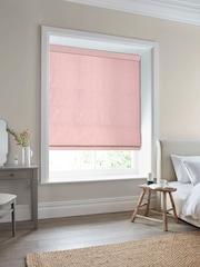Laura Ashley Blush Pink Easton Made To Measure Roman Blind - Image 5 of 6
