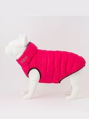Pink Hugo & Hudson Reversible Padded Dog Coat - Image 2 of 4