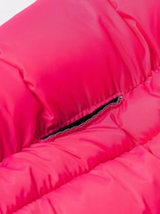 Pink Hugo & Hudson Reversible Padded Dog Coat - Image 4 of 4