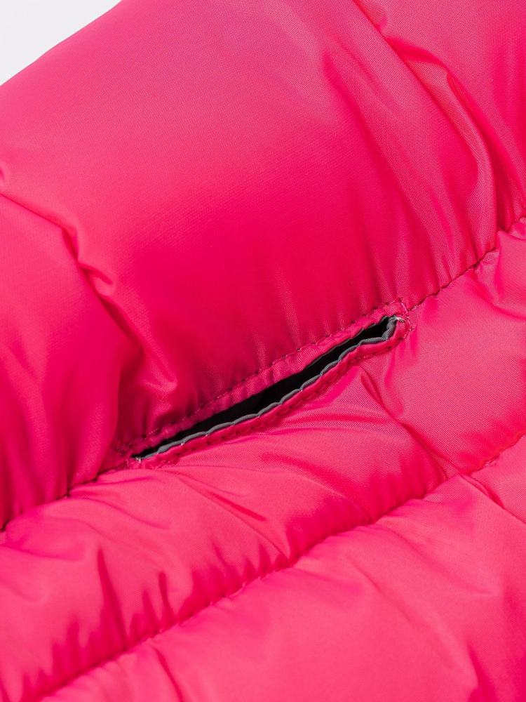 Pink Hugo & Hudson Reversible Padded Dog Coat - Image 4 of 4