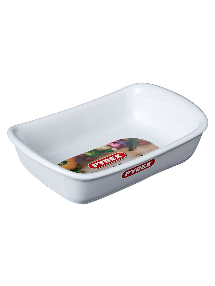 Pyrex Set of 2 Clear Rectangular Roasters - Image 2 of 4