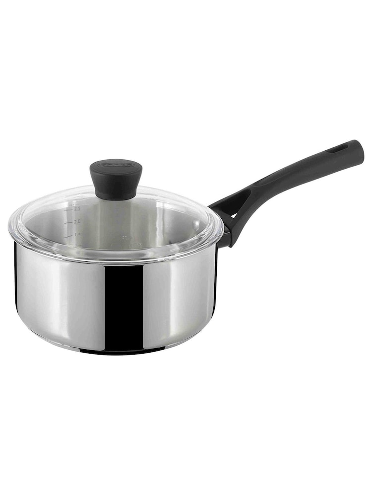 Pyrex Clear Expert Touch 20cm Stainless Steel Sauce Pan - Image 2 of 2 Pyrex Clear Expert Touch 20cm Stainless Steel Sauce Pan - Image 2 of 2