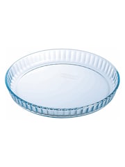 Pyrex Set of 2 Clear 28cm Glass Quiche/Flan Dishes - Image 3 of 3