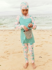 Peach Pink 3 Piece Swim Set (8-16yrs) - Image 1 of 13