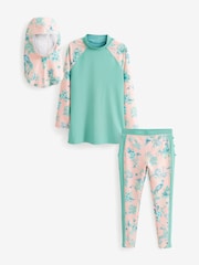 Peach Pink 3 Piece Swim Set (8-16yrs) - Image 7 of 13