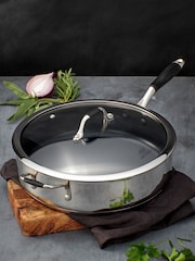 Stellar James Martin Silver Non Stick Sauté Pan 28cm - Image 1 of 3