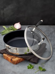 Stellar James Martin Silver Non Stick Sauté Pan 28cm - Image 2 of 3