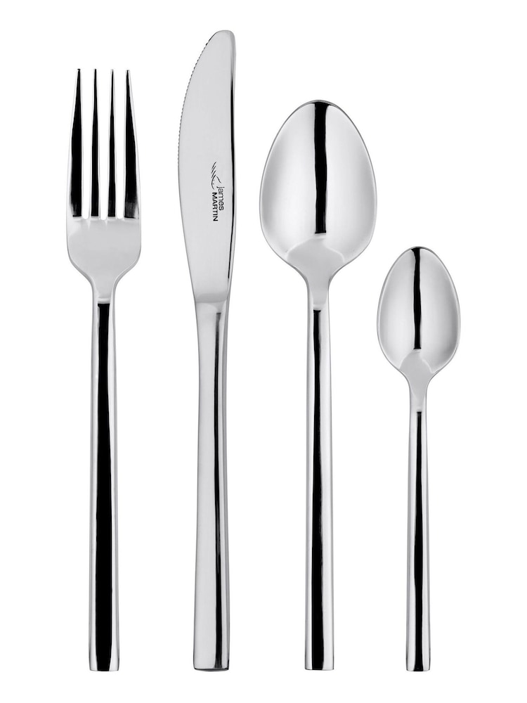 Stellar James Martin 32 Piece Silver Cutlery Set - Image 2 of 4