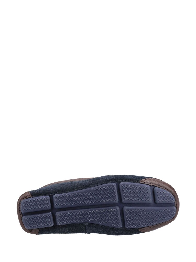 Cotswold Mens Blue Northwood Sheepskin Moccasin Slippers - Image 4 of 4