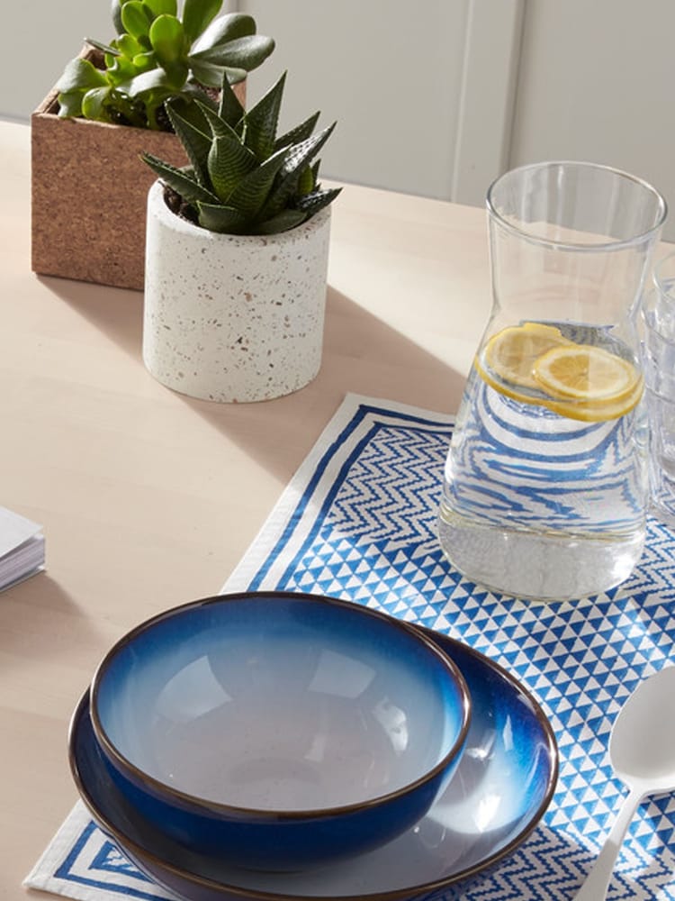 Denby Set of 4 Blue Blue Haze Pasta Bowls - Image 2 of 4