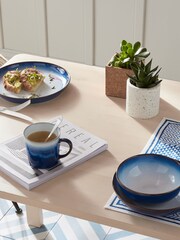 Denby Set of 4 Blue Blue Haze Pasta Bowls - Image 3 of 4
