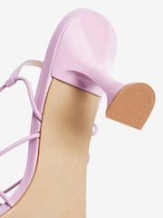 Lilac Purple Signature Strappy Slingback Heels - Image 6 of 6